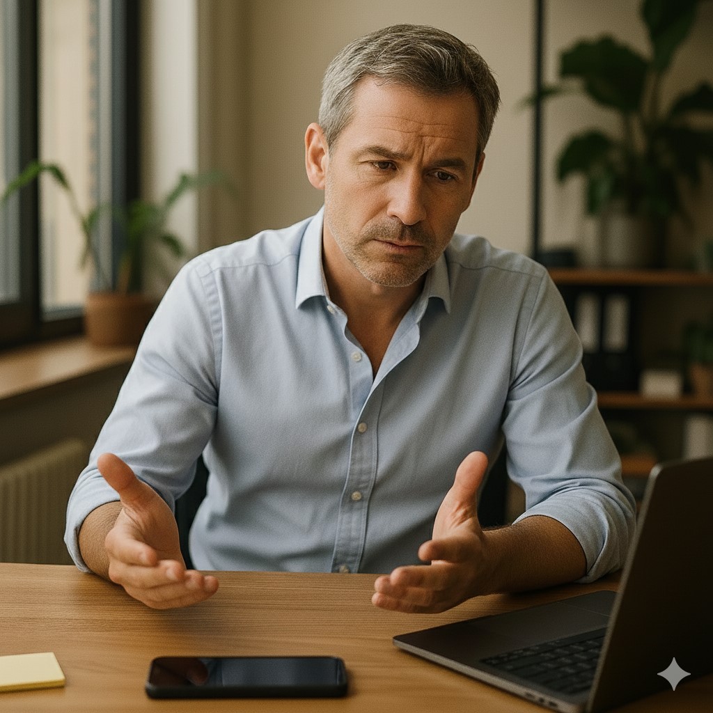 dirigeant PME soucieux